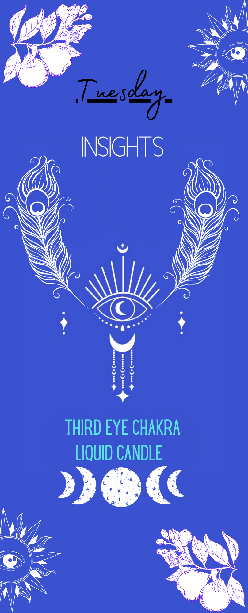 Insights third eye Chakra liquid candle 5 ml