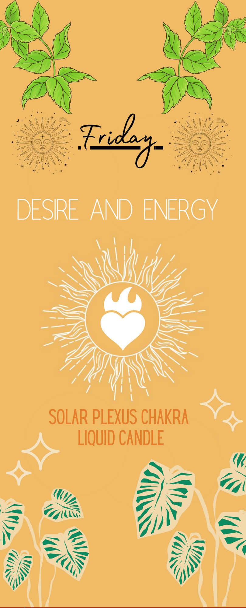 Desire and Energy Solar Plexus Chakra Liquid Candle 5 ml