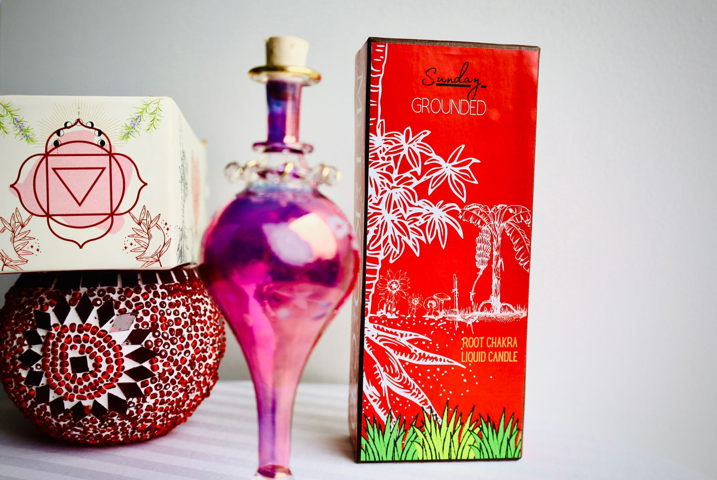 Grounded Root Chakra Liquid Candle 100ml